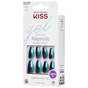 Kiss Gel Fantasy Magnetic Medium Length Nails - Chameleon